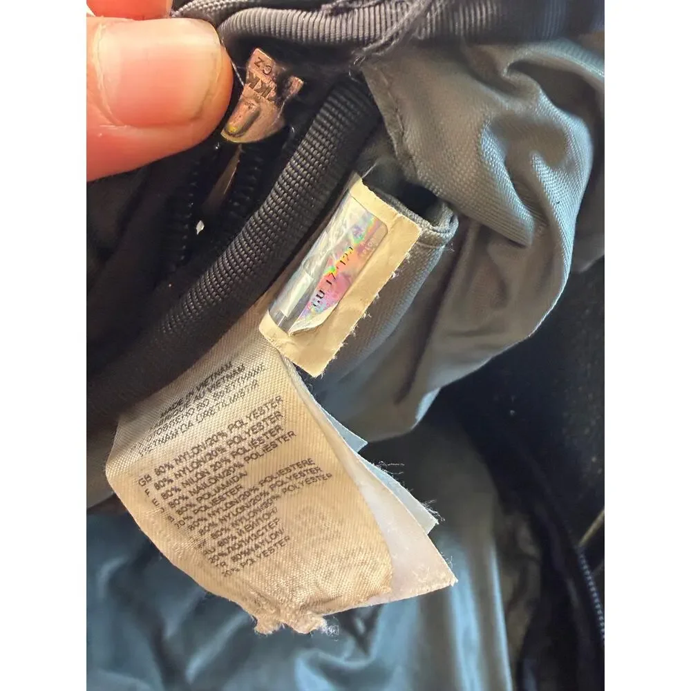 The North Face Surge Backpack Black Travel Laptop Daypack -Vintage/As-Is w/Flaws